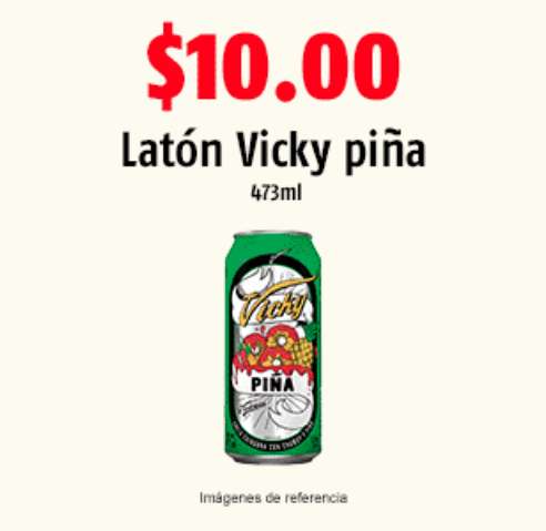 OXXO Cupón latón Vicky piña $10 (Algunas ciudades)