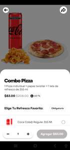 Rappi Prime: Combo pizza promo en Cinépolis vip 60% off