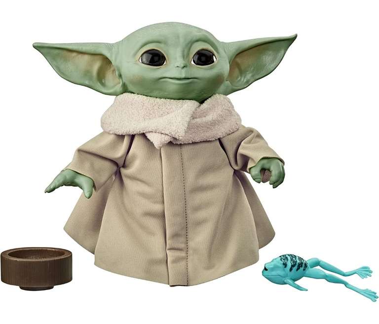 Amazon: Star Wars Hasbro The Child (Grogu) Juguete de Peluche con Sonidos y Accesorios.