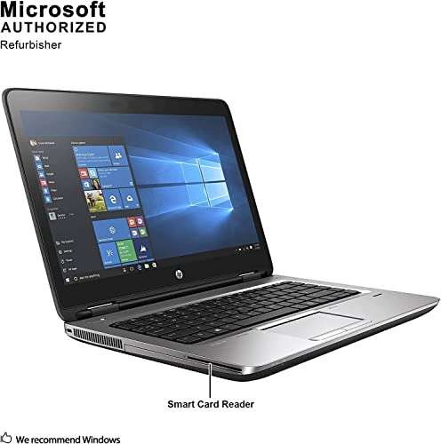Amazon: Laptop HP Probebook 640 G3, Intel Core i5-7200U 2.5ghz, 16GB DDR4 RAM 256GB SSD, Teclado Retroiluminado, Huella Dactilar(Renovado)