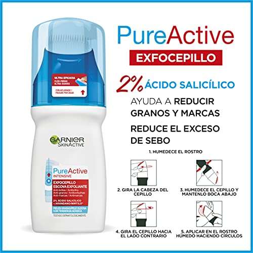 Amazon, Garnier Skin Naturals Face Gel Exfocepillo Pureactive, 150 Ml | Planea y Ahorra, envío gratis con Prime