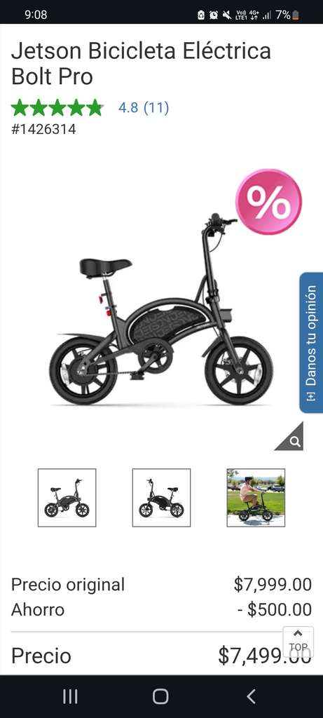 Jetson Bicicleta Eléctrica Bolt Pro | Costco México