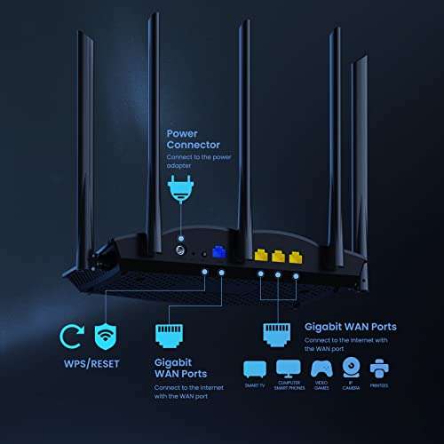 Amazon: Router Tenda RX12Pro QuadCore 1.7 GHz