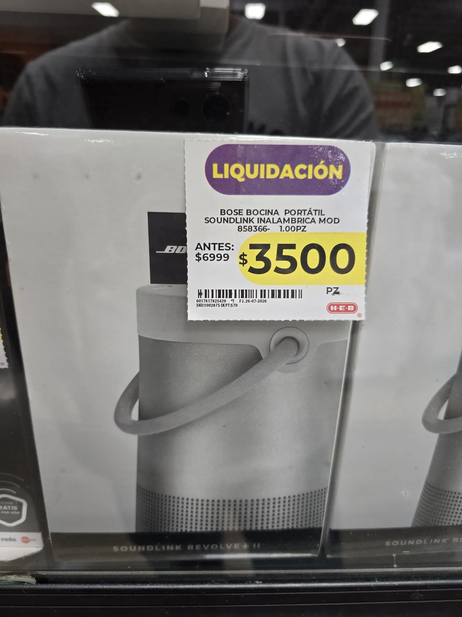 HEB Sun Mall Guadalupe: Bocina Bose soundlink