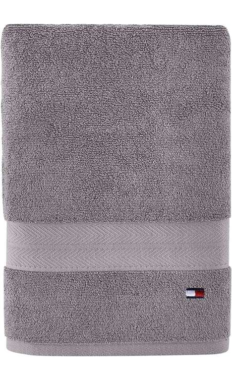 Amazon: Tommy Hilfiger - Toalla de baño Modern American 100% algodón, 76 x 137 cm, Color Gris Acero
