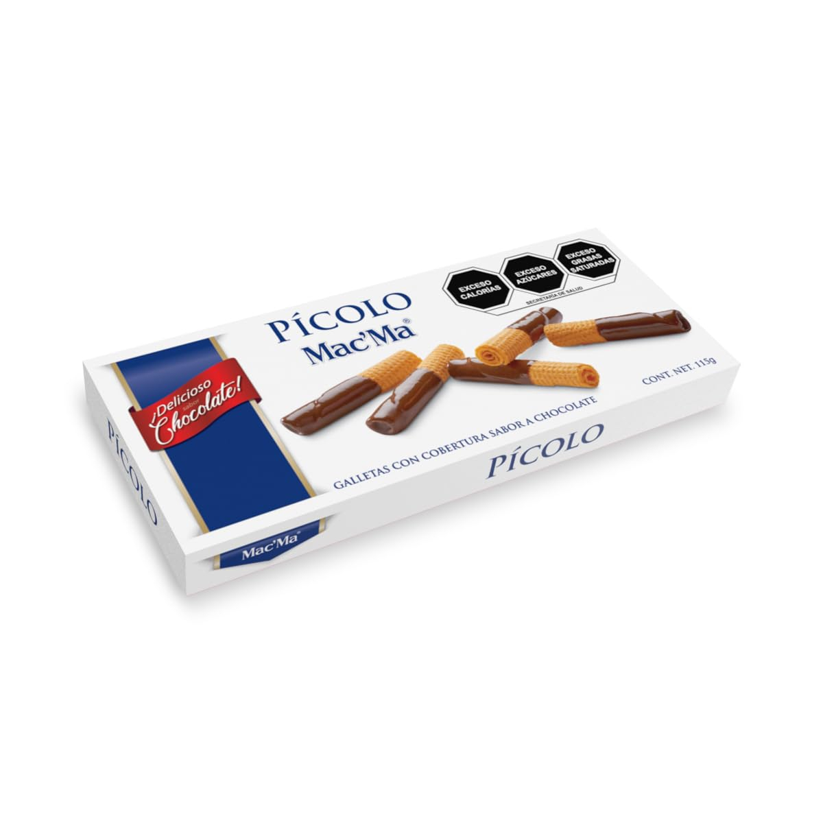 AMAZON: Mac´Ma Galleta cubierta de chocolate Picolo 115 g (3x2, Precio C/U)