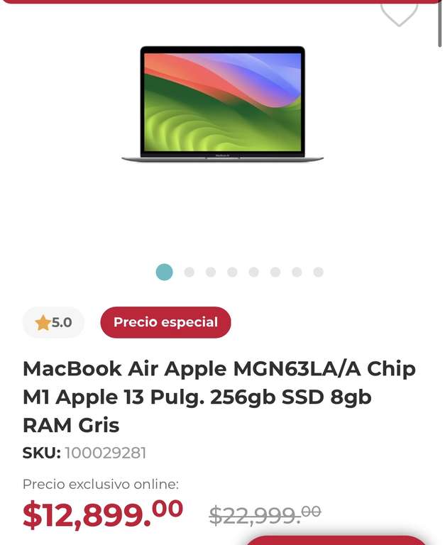 Office Depot: MacBook M1 13 pulgadas
