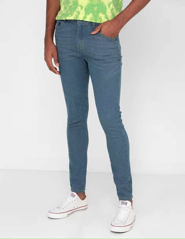 Saburbia: Jeans skinny Non Stop lavado obscuro para hombre