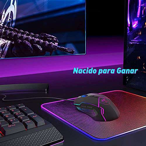Amazon: Mouse SANGKEE RGB Gaming, alambrico