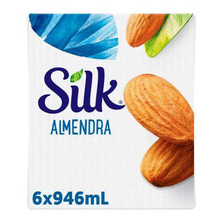 Sam's Club Bebida de Almendra Silk Original 6 pzas de 946 ml 2 x $ 259