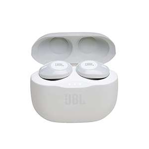 Amazon: Audífonos JBL In Ear TUNE 120TWS Bluetooth - Blanco