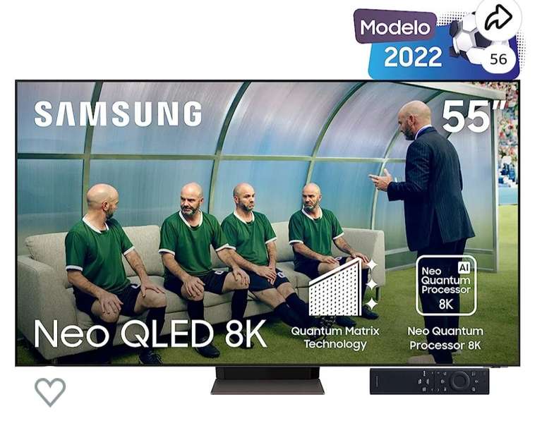 Amazon: Pantalla Samsung 8K 55 pulgadas