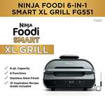 Amazon: Ninja FG551 Foodi Smart XL 6-in-1 Indoor Grill with 4-Quart Air Fryer Roast Bake Dehydrate Broil