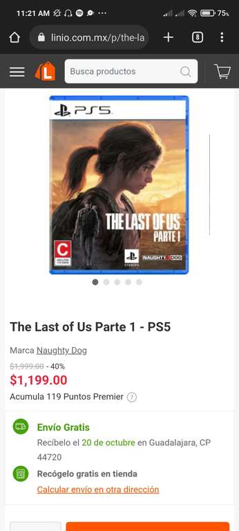 Linio: The Last Of Us Part 1 PS5