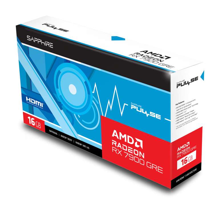Amazon: Sapphire Pulse AMD Radeon RX 7900 GRE 16GB
