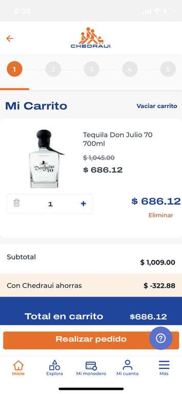Chedraui Online: Tequila Don Julio 70