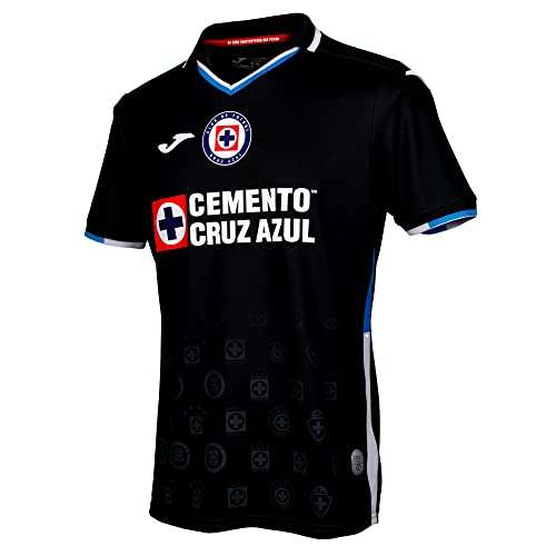 Amazon. JOMA Jersey Futbol Cruz Azul Tercera Negro 23/24 Talla L