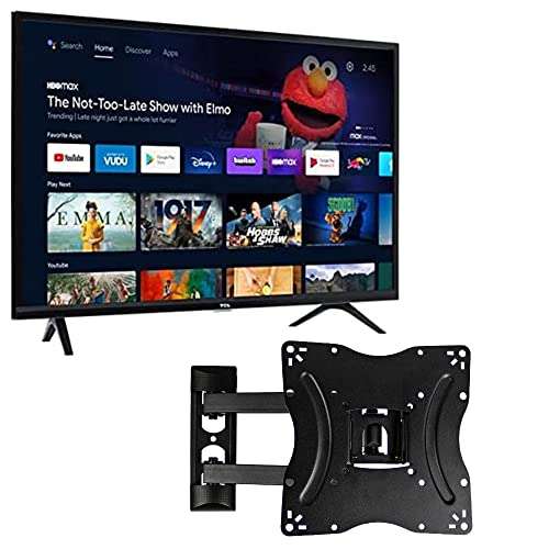 Amazon TCL 32" HD LED 720p Android Smart TV con Netflix, Youtube, Disney+, Prime Video (Reacondicionado) más soporte