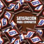 Amazon - Chocolate Snickers Mini 52 piezas, 468g