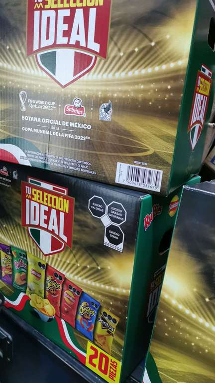Mercado Soriana, en Juchitán, Oax.: Caja de 20 sabritas a $150