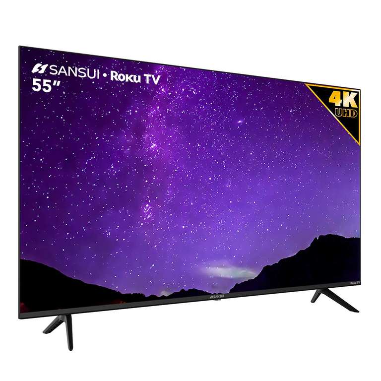 Chedraui: Pantalla Sansui 55 Pulgadas Smart TV UHD Roku SMX55P7UR