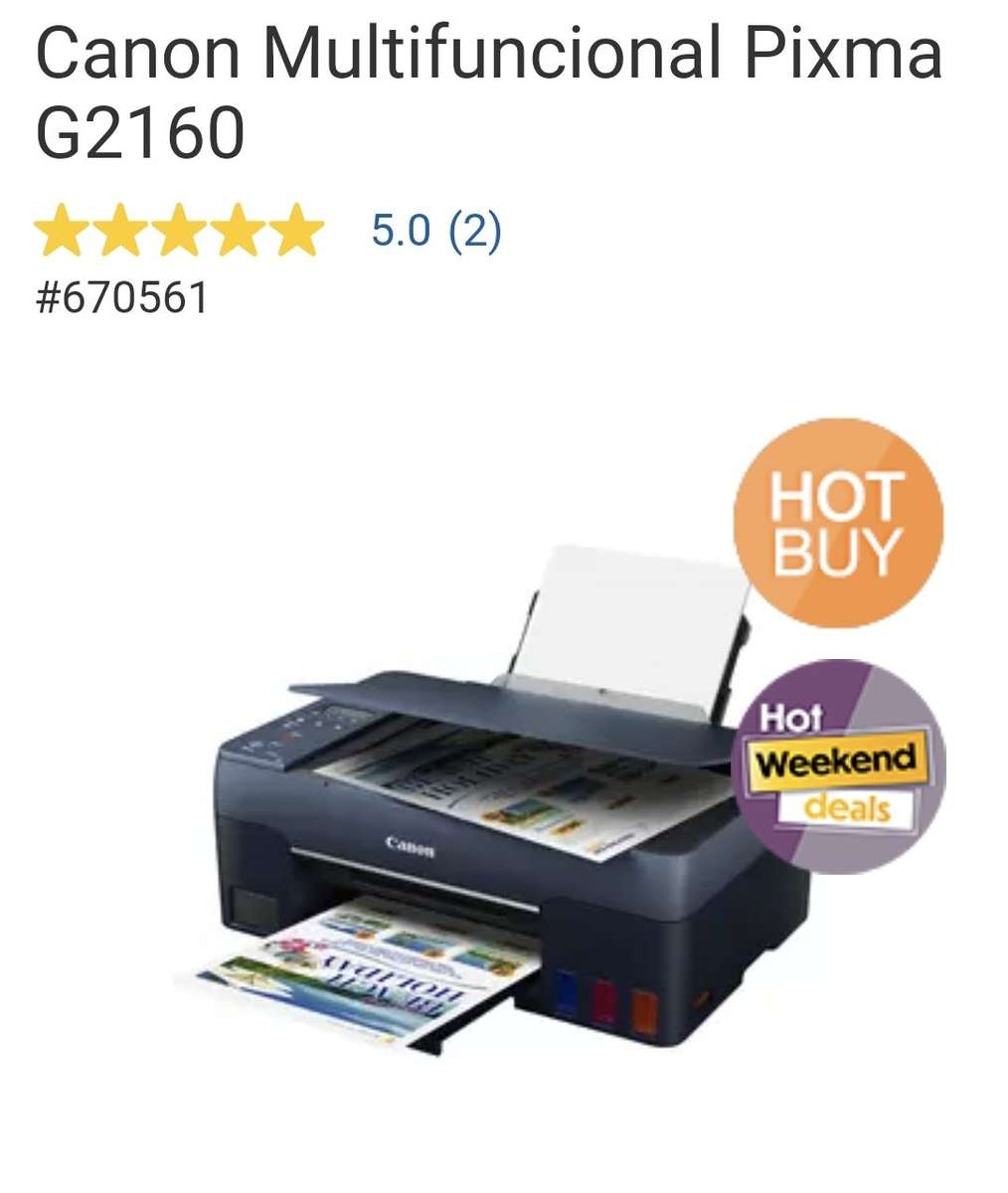 Costco: Multifuncional Canon G2160 - promodescuentos.com