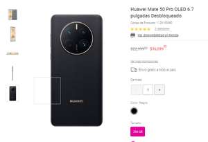 Liverpool: Huawei Mate 50 Pro OLED 6.7 pulgadas Desbloqueado No, no playstore