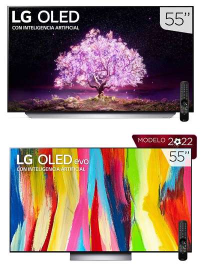 Sears y ClaroShop: Pantalla LG 55" OLED 4K | C1 Modelo 2021 ($20,699) | C2 Modelo 2022 ($26,999) | HDMI 2.1 | 120hz reales | Banorte