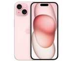 Bodega Aurrera: Apple iPhone 15 (128 GB) - Verde y rosado pagando tarjeta de débito BBVA