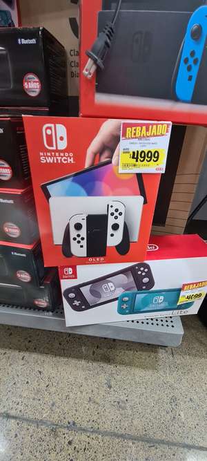 HEB: Nintendo switch oled blanco - plaza real mty.