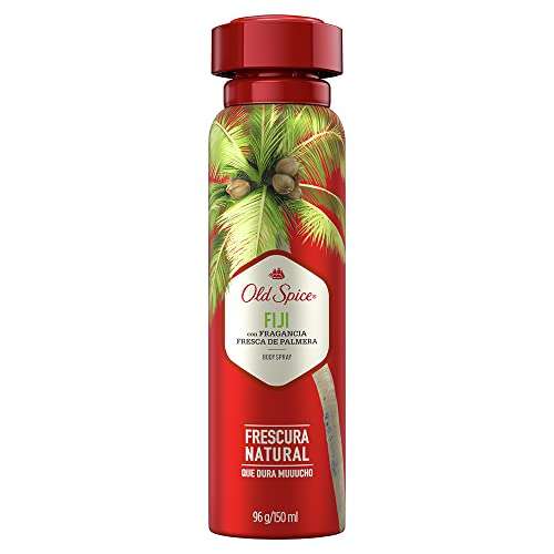 Amazon: Old Spice Desodorante en Aerosol Fiji, 150 ml | envío gratis con Prime
