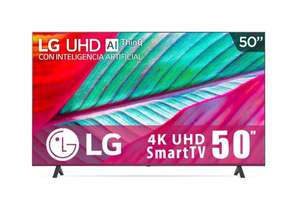 Walmart: TV LG 50 Pulgadas 4K Ultra HD Smart TV LED | Precio Aplicando Cupón | $4496.50 Pagando con Banorte Digital.