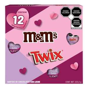 Sam’s club: Surtido de Chocolates M&M´s TWIX Feliz San Valentín 12 pzas $29