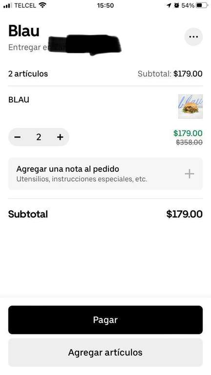 Uber Eats: 2 hamburguesas por 99 pesos con Uber One en Polanco, CDMX