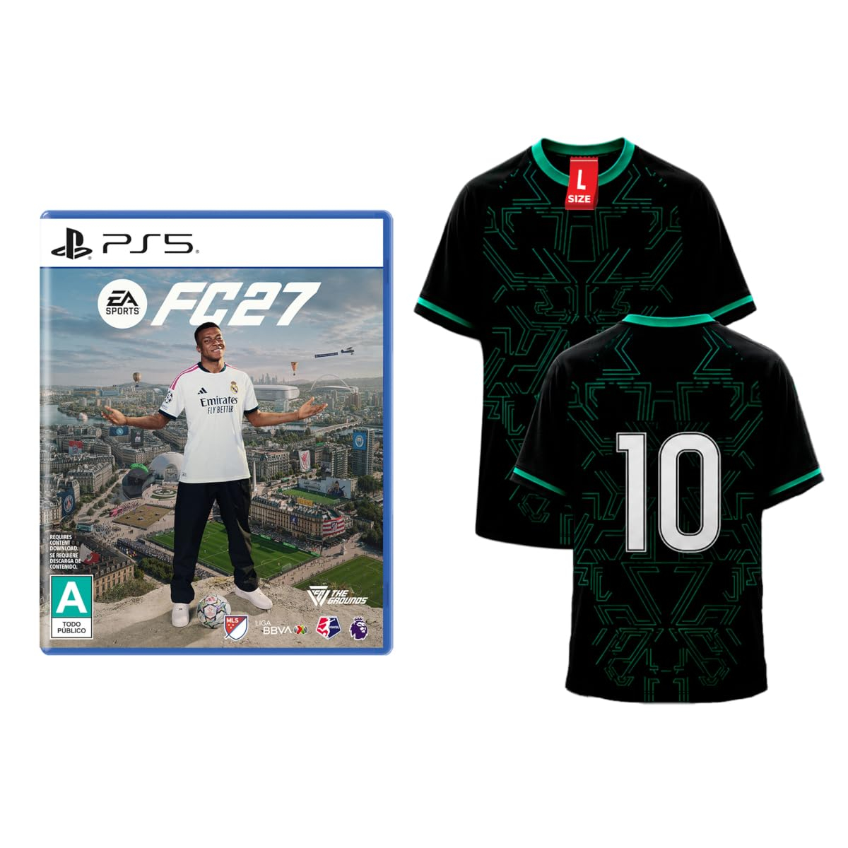 Amazon: EA SPORTS FC 27 para PS5 con Jersey de Regalo Talla G