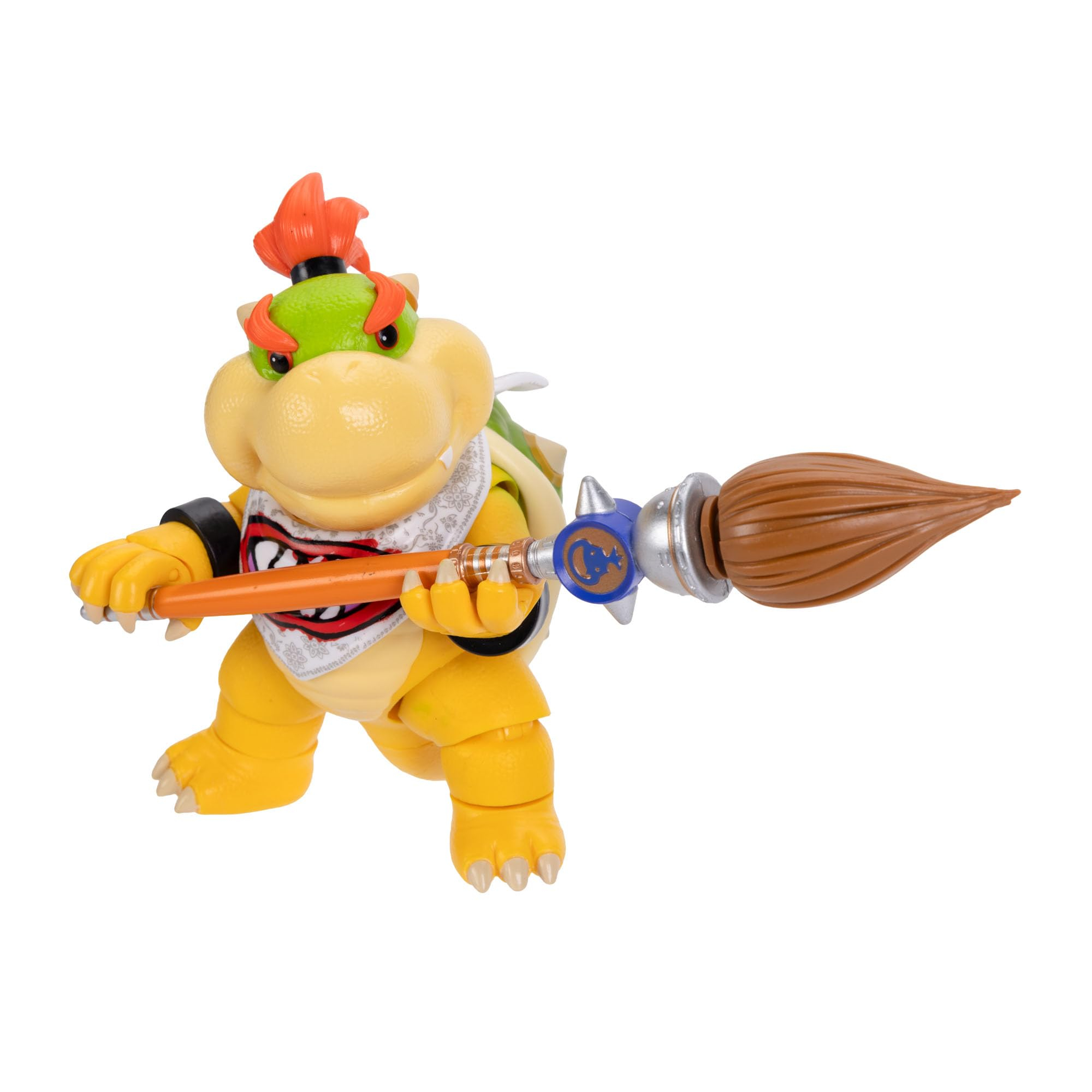 Amazon: JAKKS Pacific Super Mario Galaxy Movie Figura Bowser Jr. 5 Pulgadas con Pincel, 17 Puntos de Articulación, Coleccionable,