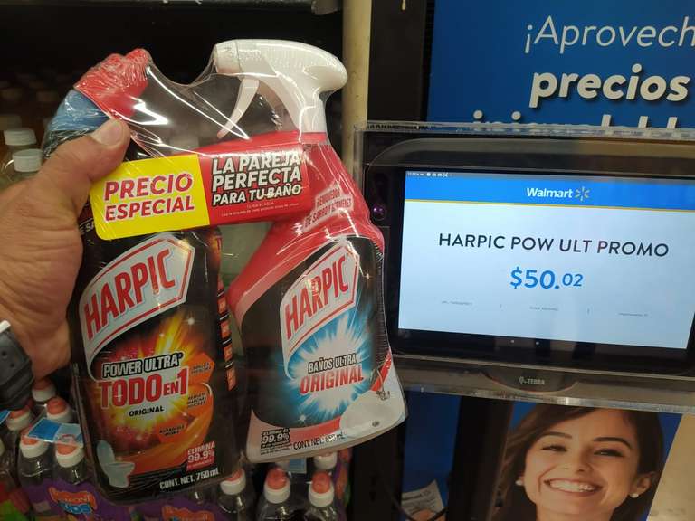 Walmart: Paquete Harpic Power Ultra + baños ultra