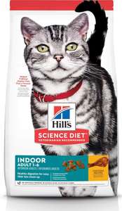 Amazon: Hill Science diet Gato indoor 1.6 kg