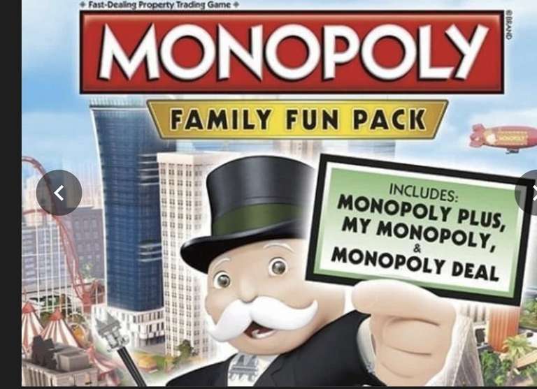 GAMIVO: Monopoly Family Fun Pack (ARG)