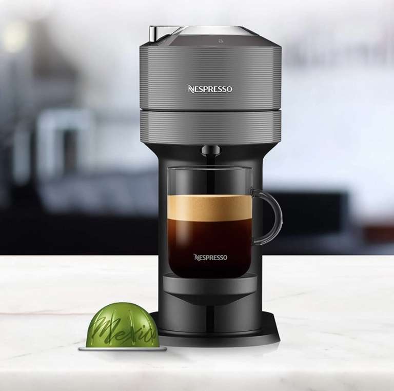 Amazon: Nespresso, Nueva Cafetera Vertuo Next, Color Dark Grey (Incluye Obsequio de 12 Cápsulas de Café)