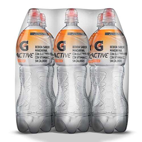 Amazon: Gatorade G Active sin azúcar. 6 litros.
