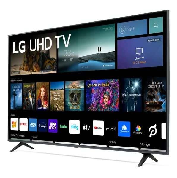 Amazon: TV LG 55 " 55UQ7070ZUE Renewedd (7000 con cupon)