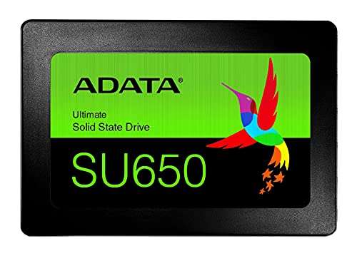 Amazon: ADATA Unidad de Estado Sólido SSD SU650 120 GB 3D NAND, SATA III, 2.5",TLC, 520 MB/s de lectura y 450 MB/s de escritura