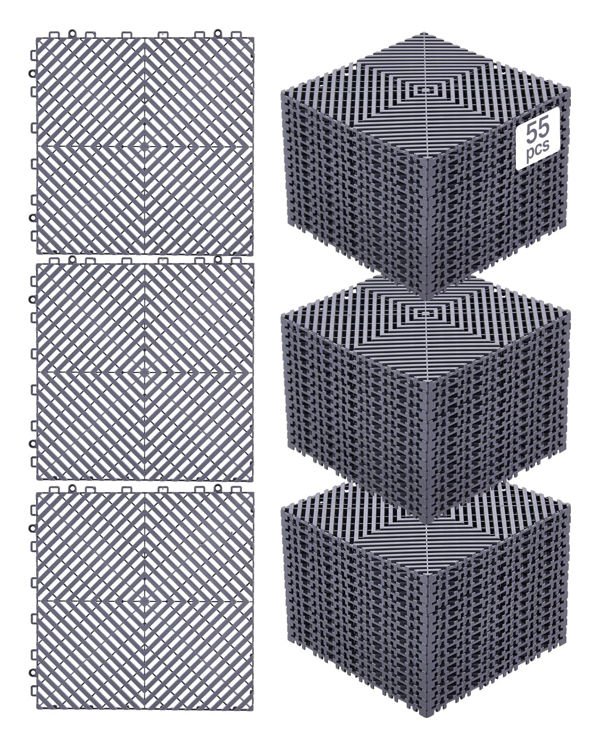 Amazon: Alfombrillas de drenaje para taller, patio, baño, etc de excelente calidad