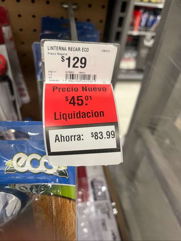 Walmart Niño Obrero GDL - Linterna Ecologica Recargable Led De 2W Aksi