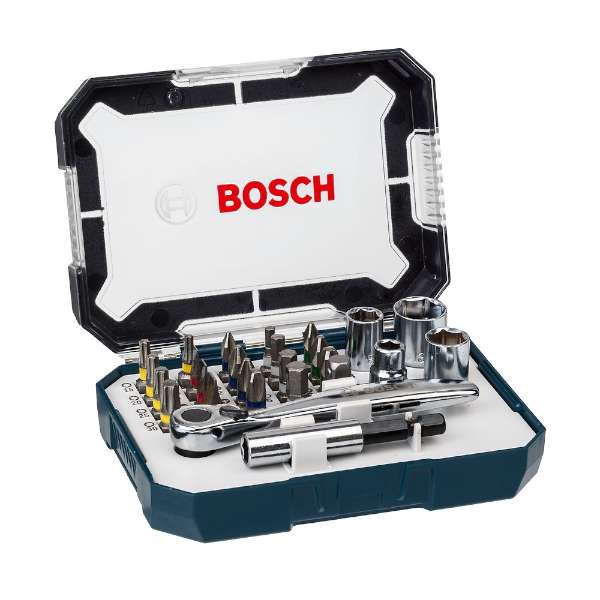Set de puntas para atornillar Bosch con soporte magnético universal y matraca