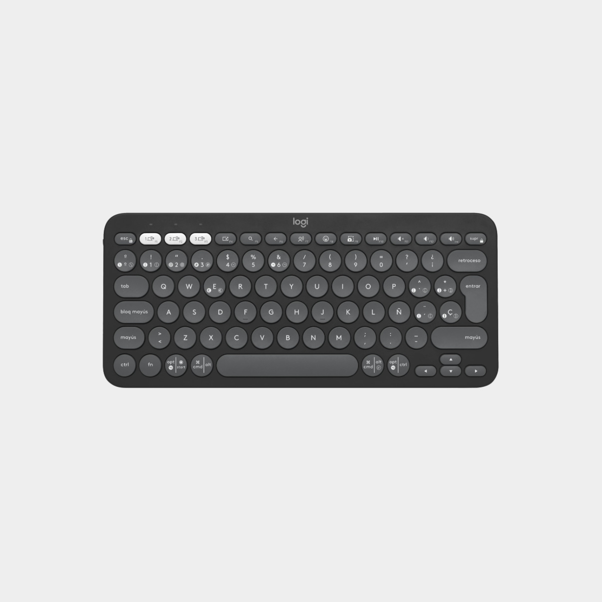Sam's Club: Teclado Inalámbrico Logitech Pebble Keys 2 Negro K380s