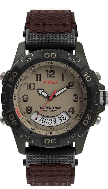 Amazon: Timex Expedition Trail Cronógrafo Combo resina Mens Reloj