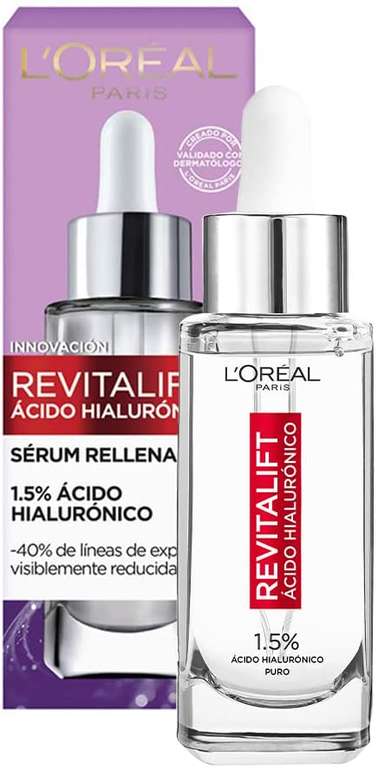 Amazon: L'Oreal Paris Serum Facial Anti Arrugas Acido Hialuronico Revitalift L'Oreal Paris
