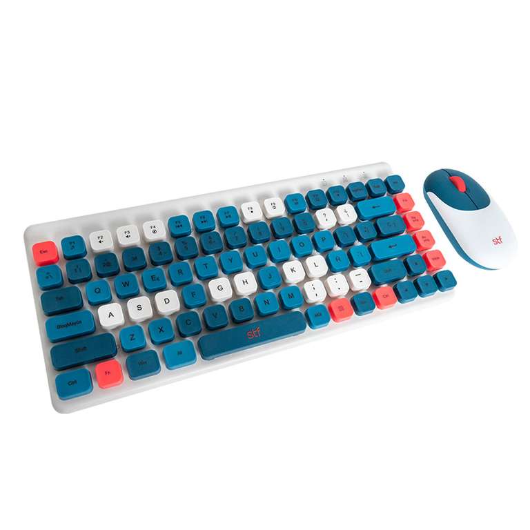 Walmart: Pack teclado + mouse inalambrico STF (2 colores disponibles) - Toltecas